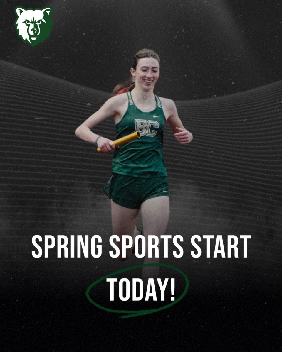 Spring sports start today! Let's Go Grizzlies! #wiaawa #nfhs