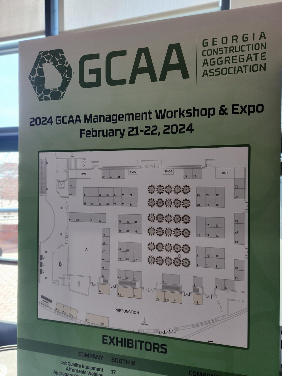 Thank you to everyone who helped make the <a href="/GCAA_Aggregate/">GCAA</a> such a great event! We know how great partnerships lead to great results!
#mining #aggregate #miners #earthmoving