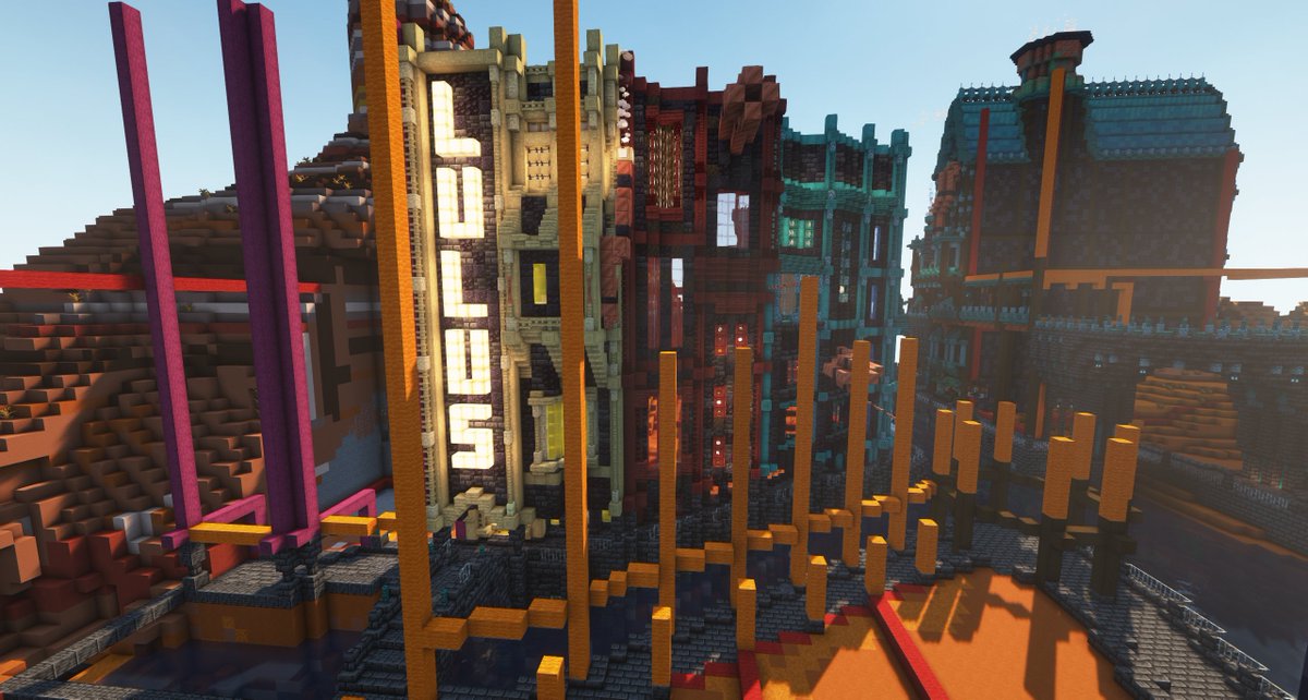 Corrupted_Tree's tweet photo. So pleased how Steampunk City is coming along and here is a few pictures of the Shopping Alley with colours chosen by stream! This will be fun to walk through when its finished hopefully!

Thanks to @BBS_ProZ for the awesome raid tonight! 

Next stream will be Wednesday 6pm UK! https://t.co/w8UKGrGsEH