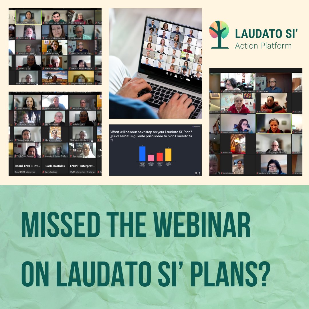 Thanks for joining our Feb 22 webinar! Missed it? Catch the recording on YouTube and learn to create your Laudato Si' Plan for Lent. tinyurl.com/54fsrfyd 🌍🌱 #LaudatoSiActionPlatform