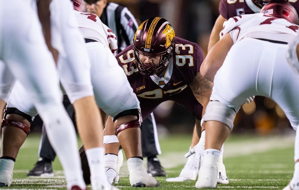 Mike Rittelmann (@mrittcgs) on Twitter photo High Motor and plays with intensity
<a href="/BaughKyler/">Kyler Baugh</a> showed that at the 2024 <a href="/CGSAllStar/">The College Gridiron Showcase</a> this past January
Displayed his workman like approach to his game, active hands and can be disruptive
His position coach at <a href="/GopherFootball/">Minnesota Football</a> is a CGS alum and a rising star in the industry ➡️ High Motor and plays with intensity
<a href="/BaughKyler/">Kyler Baugh</a> showed that at the 2024 <a href="/CGSAllStar/">The College Gridiron Showcase</a> this past January
Displayed his workman like approach to his game, active hands and can be disruptive
His position coach at <a href="/GopherFootball/">Minnesota Football</a> is a CGS alum and a rising star in the industry ➡️