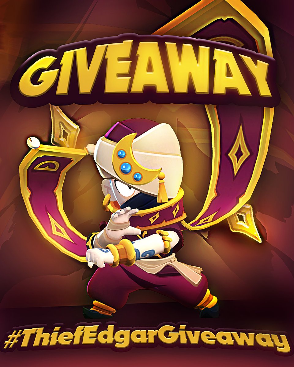 Style_coc's tweet image. 🎁 #ThiefEdgarGiveaway 🎁

👉 SORTEO de 5 SKINS de THIEF EDGAR 👈

✅ Follow @Style_coc 
✅ Retweet🔁 &amp;amp; LIKE ❤
✅ Tag 2 Friends 🫂

🍀 Ganadores en 1 Semana! #BrawlStars