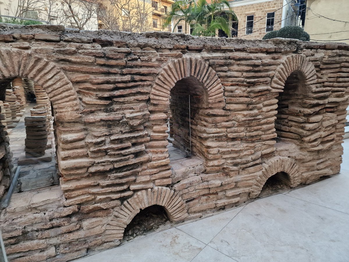 Remains of roman steam bath in #ashrafieh