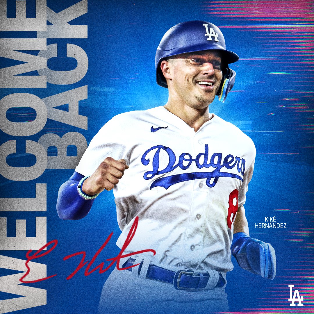 ロサンゼルス・ドジャース キケ・ヘルナンデス フィギュア 背番号8