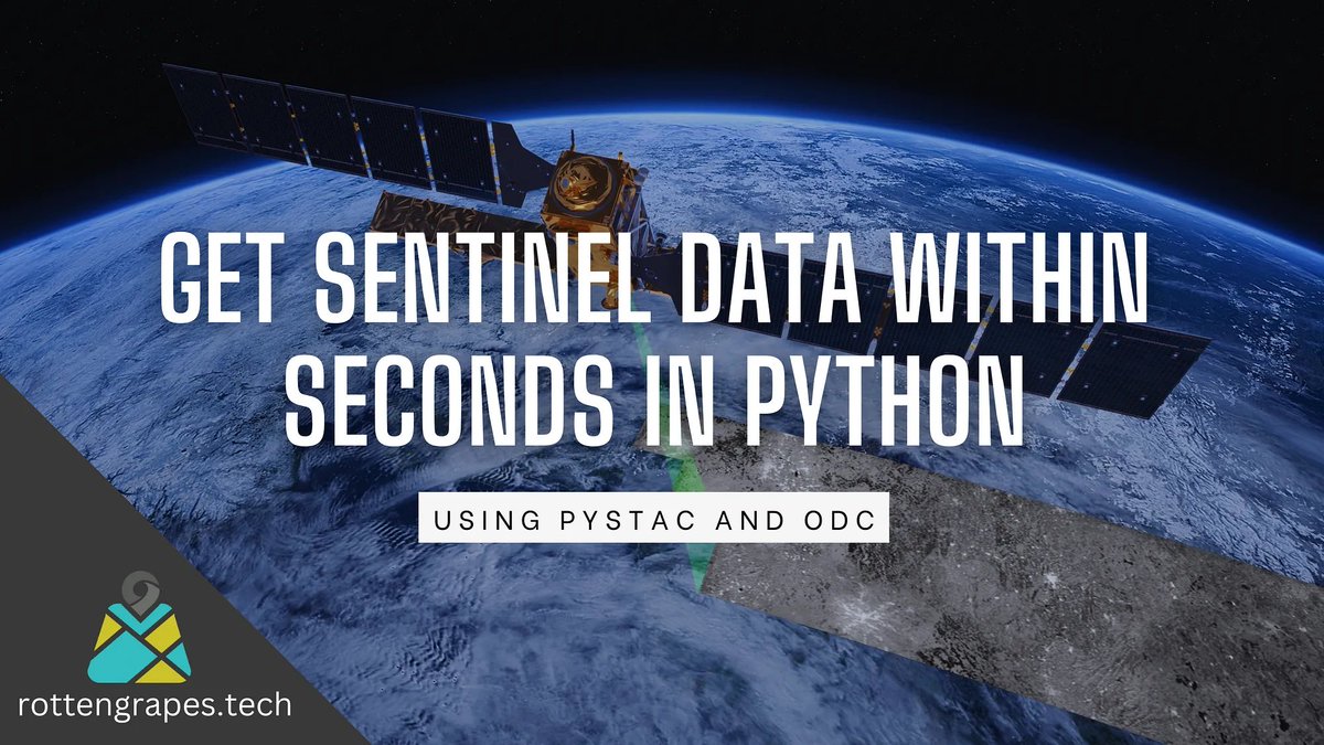 #TutorialTuesday: Learn how to access satellite data in seconds! This guide by <a href="/krishnaglodha/">krishna lodha</a> shows you how with Python using pystac and ODC. 
medium.com/rotten-grapes/…