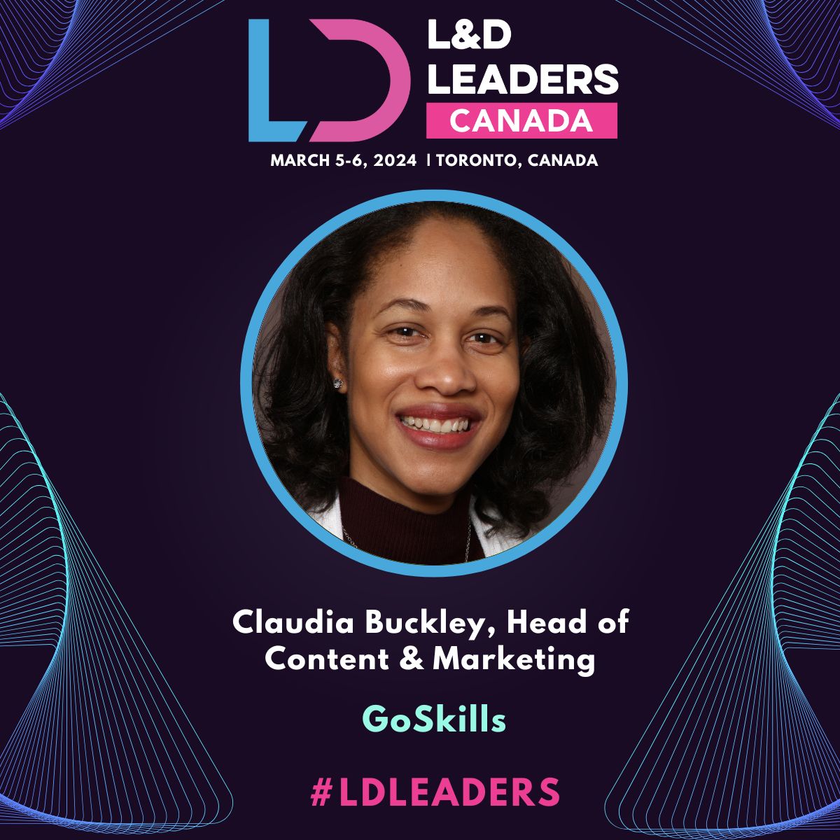 9 days to go! 🚀 GoSkills will be at L&amp;D Leaders Canada 2024!

We’re thrilled to join brilliant minds in the L&amp;D sphere and discuss effective strategies to enhance learner engagement.

If you’re in the area, make sure to drop by and greet Claudia from our marketing team! 👋 We’re
