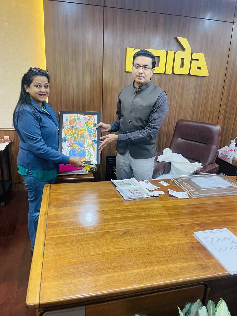 niveda_ngo's tweet photo. Today, we had the privilege of getting to meet the honourable CEO of Noida, Shri Lokesh M. His vision for Noida, and his focus on enabling NGOs in overcoming hurdles and challenges, is not only inspiring, but also incredibly empowering.
#NoidaAuthority @CMOfficeUP @CeoNoida https://t.co/6MGlOkPIqQ