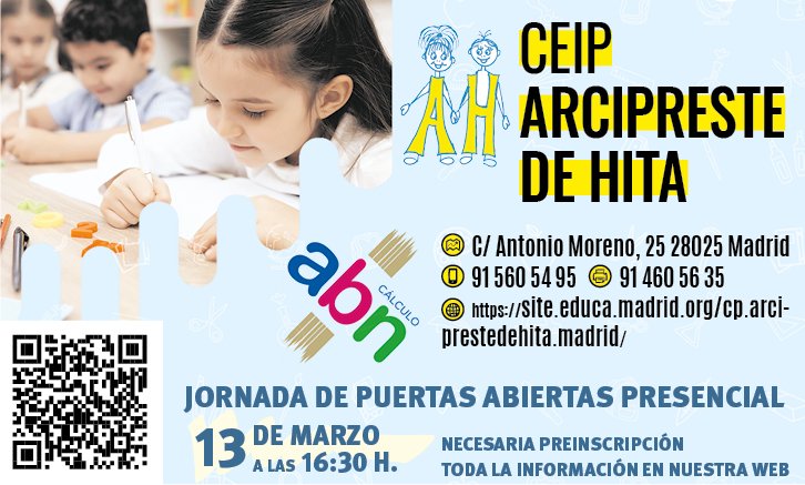 CEIP ARCIPRESTE HITA (@ceip_arcipreste) on Twitter photo 