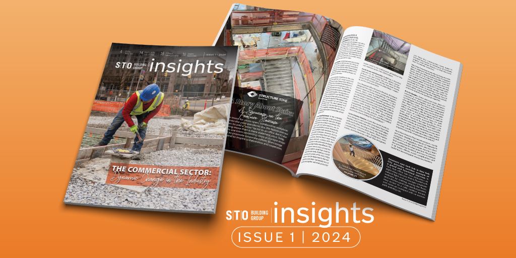 StructureTone's tweet image. Our latest edition of STOBG Insights is here! From transforming historic landmarks to embracing technological innovations, Issue #1 of 2024 captures the dynamic changes and evolution in the commercial sector. Dive on in! #STOBGInsights ow.ly/eXCk50QHW3k
