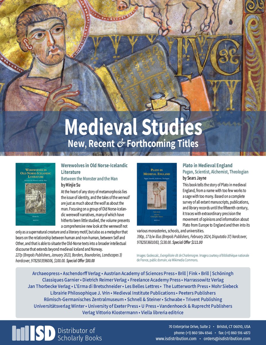 On this #MedievalMonday we present to your our most recent leaflet featuring over 40 pages of the latest titles published in Medieval Studies! Browse here: tinyurl.com/yneccjwp