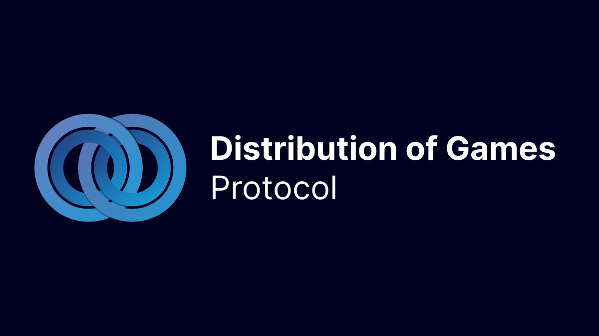 Introducing Distribution of Games: An open protocol &amp; platform for decentralized game distribution.

Crypto is revolutionizing ownership in games. Now we're changing the distribution paradigm.

We raised $4M from top investors &amp; secured our first genesis partner to do just that👇
