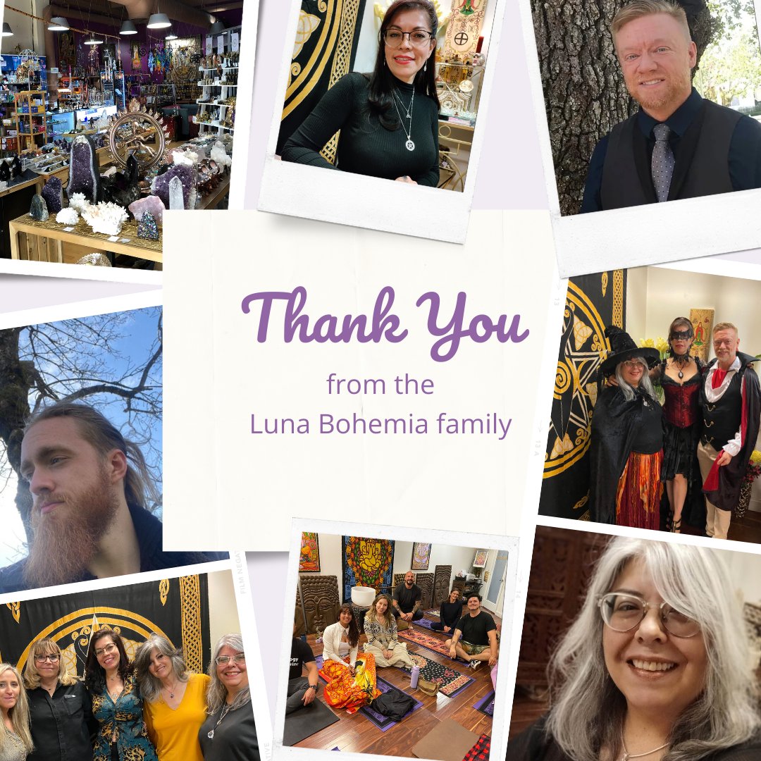 LunaBohemiaShop's tweet image. After an incredible seven years of magic, Luna Bohemia has closed our physical doors. Thank you so much for your support all these years. We are going online-only. 

Be sure to stay connected with us. Links are in our bio. 🔗

#LunaBohemiaShop #Miami #tarot #astrology