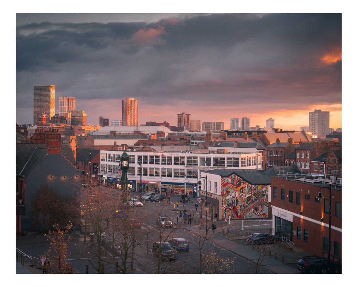 Sunset over Jewellery Quarter… #Birmingham #Photography rossjukesphoto.co.uk