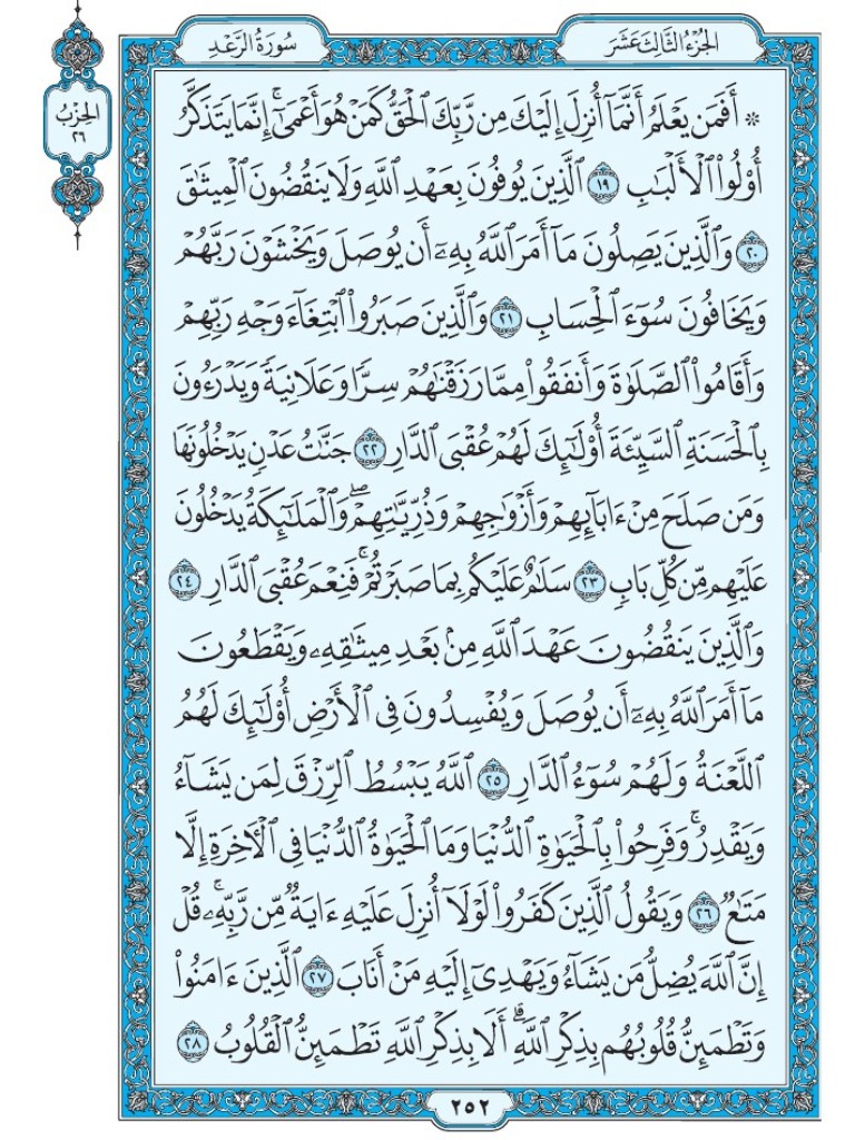 القرآن الكريم [ ص : 252 ]