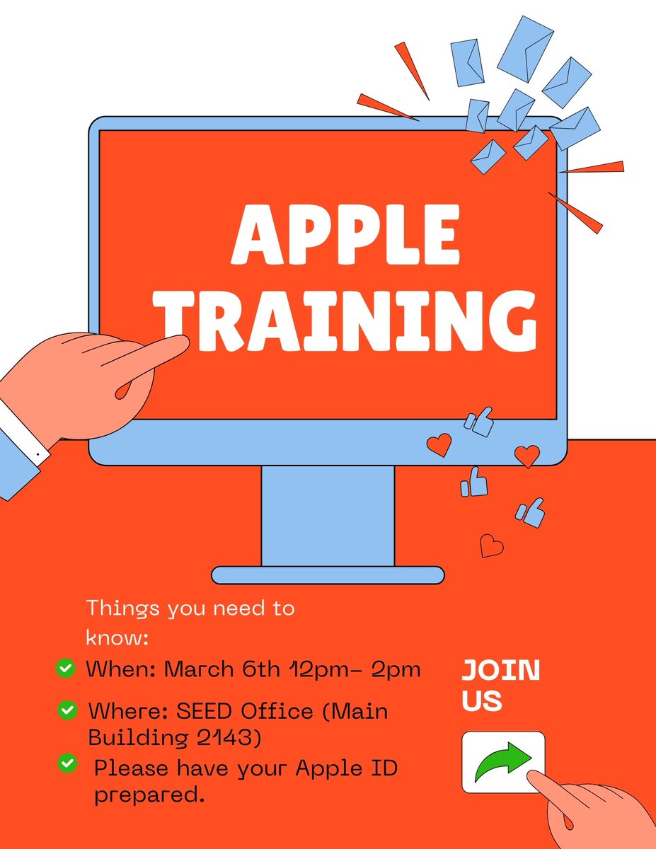 **SEED Apple Teacher Training** Come and work to get Apple Teacher Certified