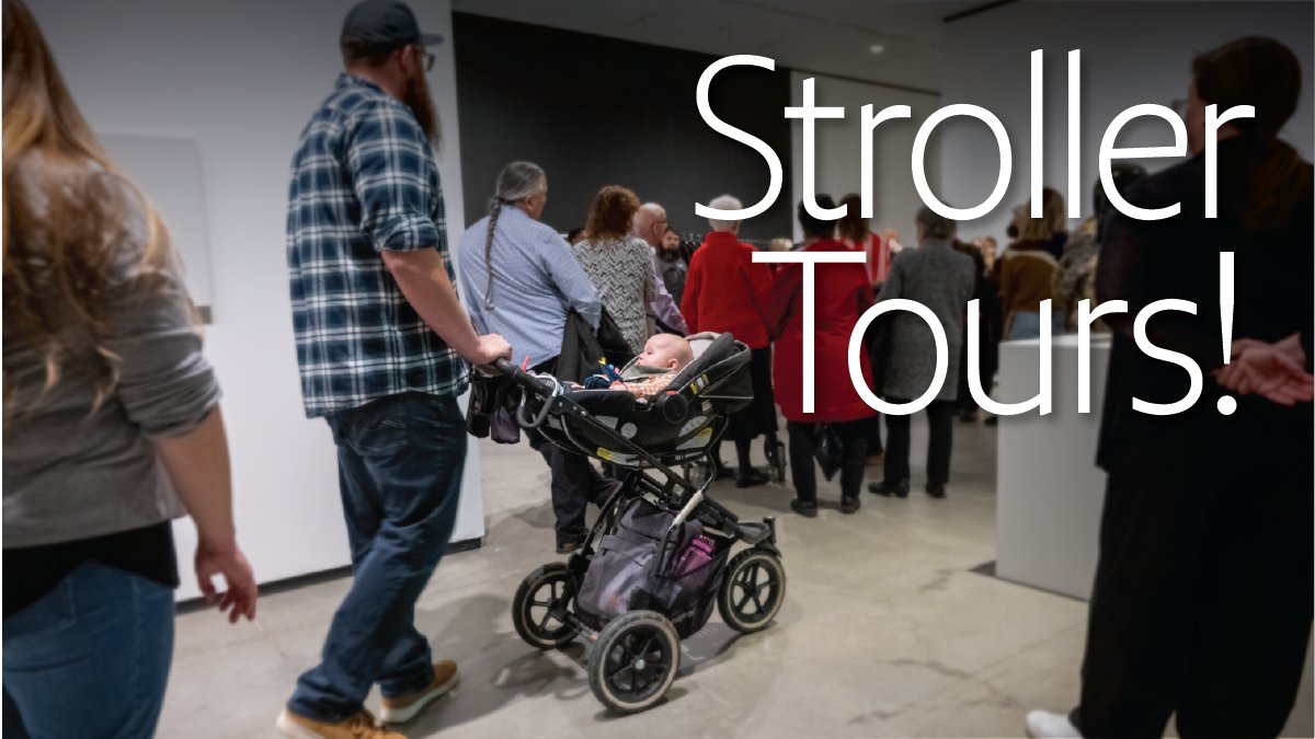 Tomorrow, 11am: Stroller Tours

New parents! Join us for a tour of ‘Brenda Draney: Drink from the River’. Meet other parents, learn more about this exhibition and enjoy added flexibility: bit.ly/3T0pLSB

#StrollerTour #NewParents #YegDT #YegArt