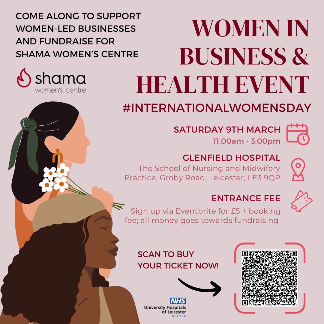 Come along to support the women in our community this #InternationalWomensDay. The event will be a great opportunity to network & be inspired by our guest speakers, you’ll even get the chance to treat yourself to some shopping or even get your henna done! eventbrite.co.uk/e/women-in-bus…