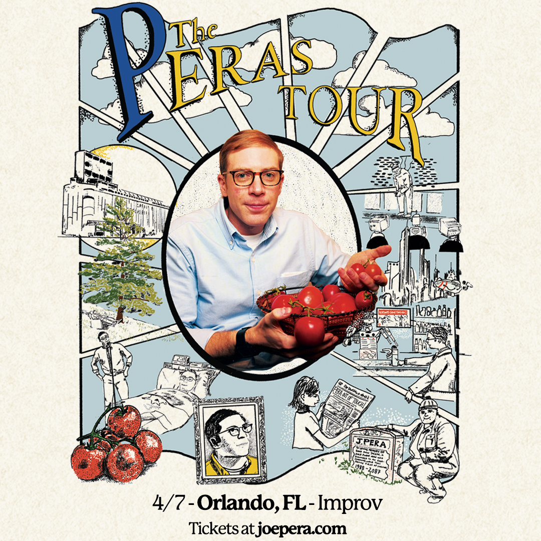 We've added a second show with @JosephPera on April 7th! 🎟️ orlando.funnybone.com