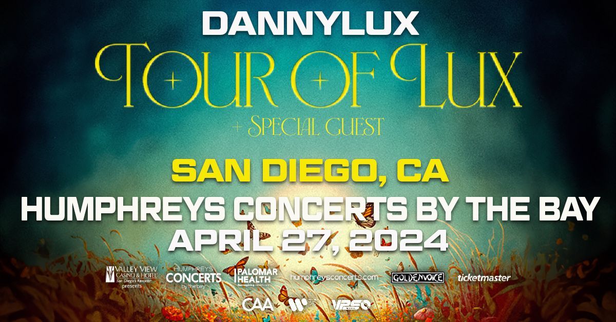 Starting Monday right by announcing DannyLux on Saturday, April 27! Tickets on sale this Friday, March 1 at 10:00 a.m. at Ticketmaster.com