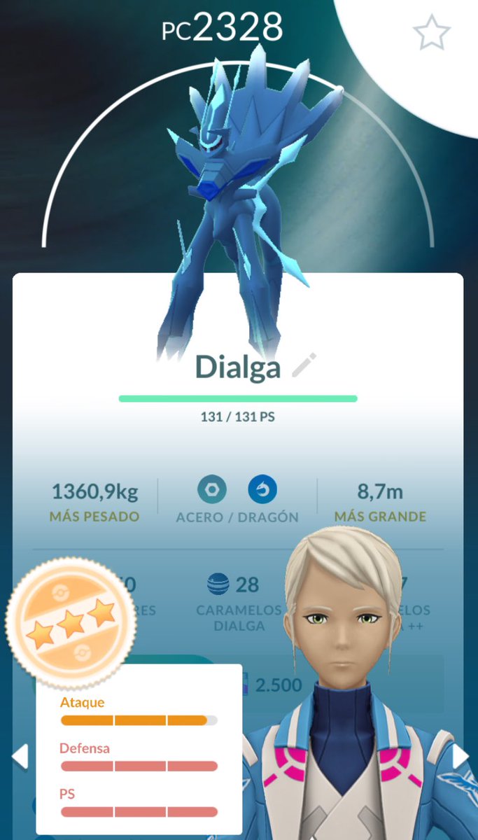 Ni un maldito shiny durante el tour del finde 😭 Al menos me salió este casi 100 IV ✨