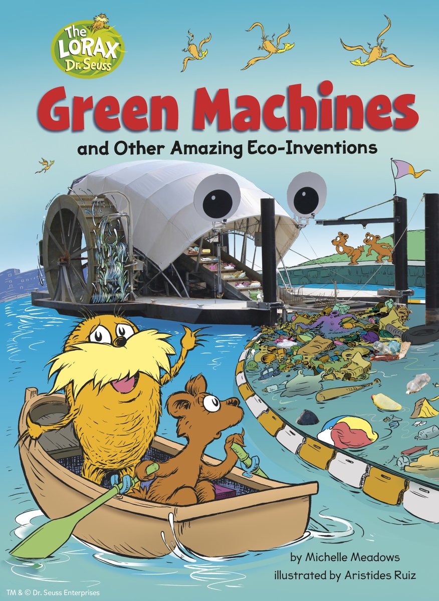 🎉 I, Mr. Trash Wheel, am featured in the latest from Dr. Seuss’s Lorax Books, Green Machines and Other Amazing Eco-Inventions. You can preorder your very own book today! 📚penguinrandomhouse.com/books/704535/g… Photo: TM & copyright © by Dr. Seuss Enterprises, L.P. 2024