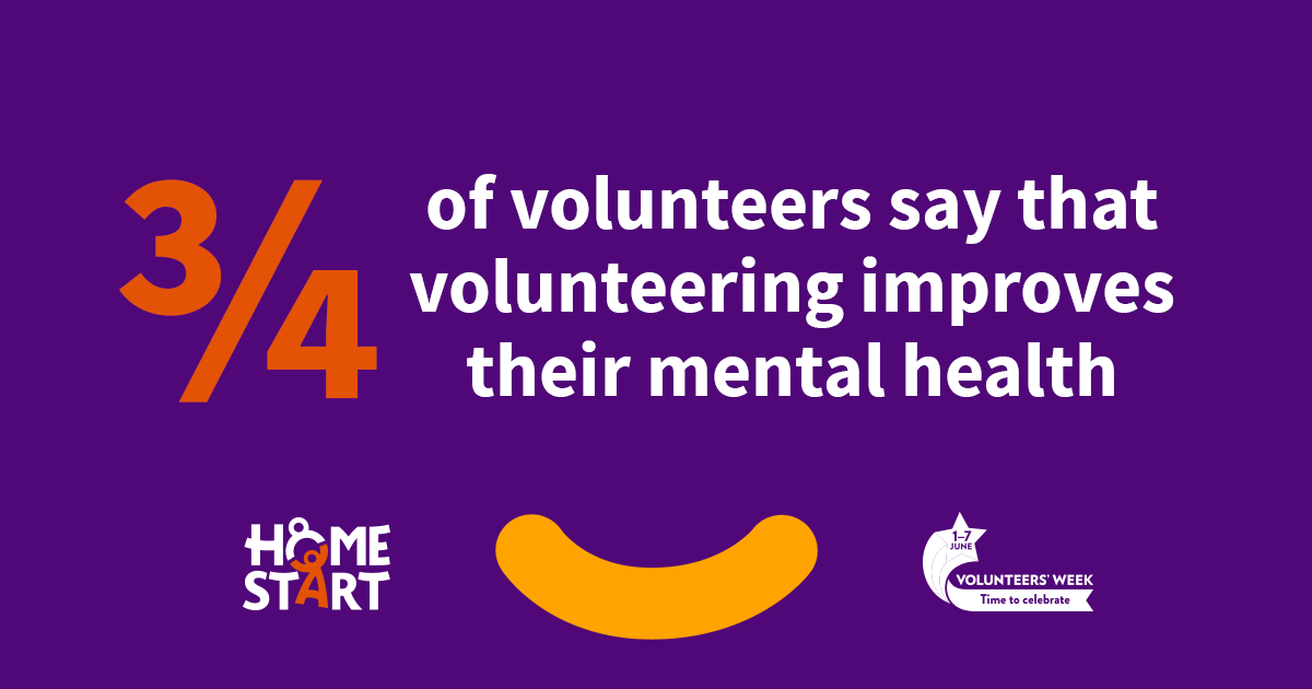 HomeStartGoole's tweet photo. 75% of our volunteers say that it improves their mental health. 

If you are interested in volunteering with us, our next prep course is starting in Goole on April 18th, running for 4 Thursdays 9.15-2.45. Drop us a message or call 01405 769966 https://t.co/0TBLkAIBpj