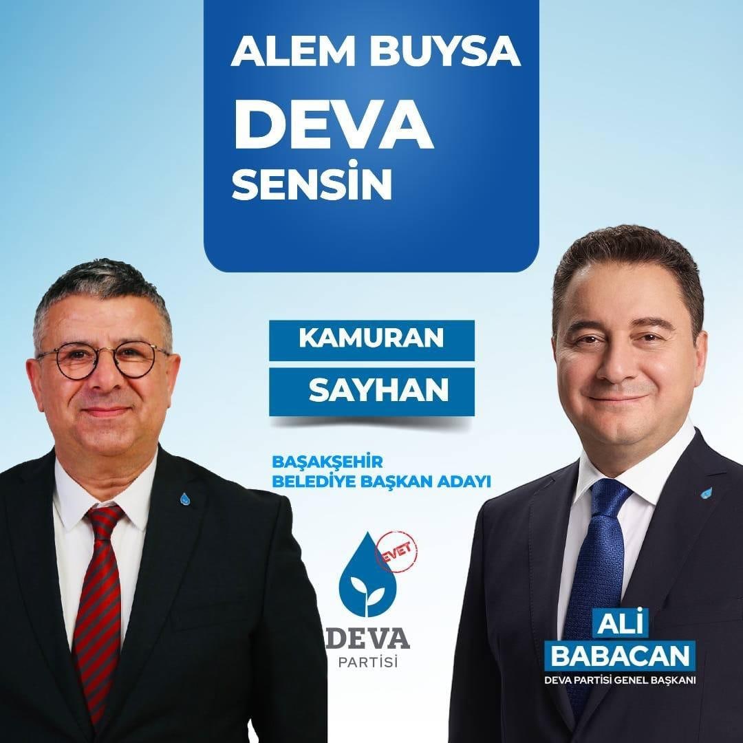 devabasaksehir's tweet photo. @devapartisi   #basaksehir İlçe Belediye Başkan Adayımız 
@kamuransayhan #alembuysadevasensin 
#DEVAPartisi bütün kadroları ile 31 Mart Yerel seçimlerine hazır.. 
Damga DAMLAYA... https://t.co/yVojQsAh55