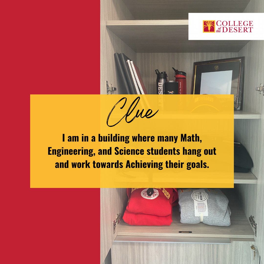 Follow this clue to find the ticket🎫:
I am in a building where many Math, Engineering, and Science students hang out and work towards Achieving their goals.

📚 Keep your eyes peeled... the Golden Ticket might just be hidden in plain sight! 🎫✨