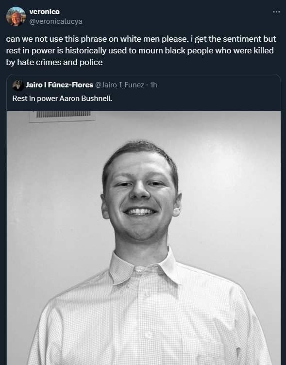 basedalexandoor's tweet photo. How do you outwoke the guy that literally self immolated https://t.co/EvMjI8P7gC