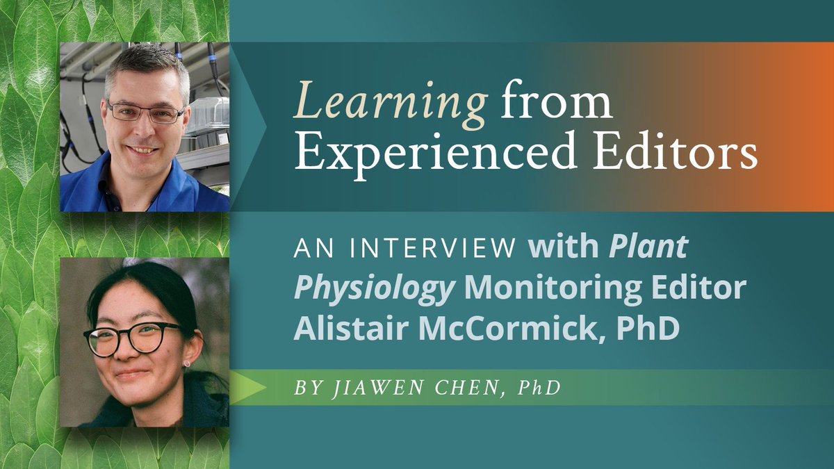 Plant Physiology (@plantphys) on Twitter photo Working towards your goals one step at a time: An interview with Plant Physiology monitoring editor Alistair McCormick buff.ly/3uQuM6X
<a href="/Jiaaawen/">Jiawen Chen</a> <a href="/McCormick_Lab/">McCormick Lab</a> Working towards your goals one step at a time: An interview with Plant Physiology monitoring editor Alistair McCormick buff.ly/3uQuM6X
<a href="/Jiaaawen/">Jiawen Chen</a> <a href="/McCormick_Lab/">McCormick Lab</a>