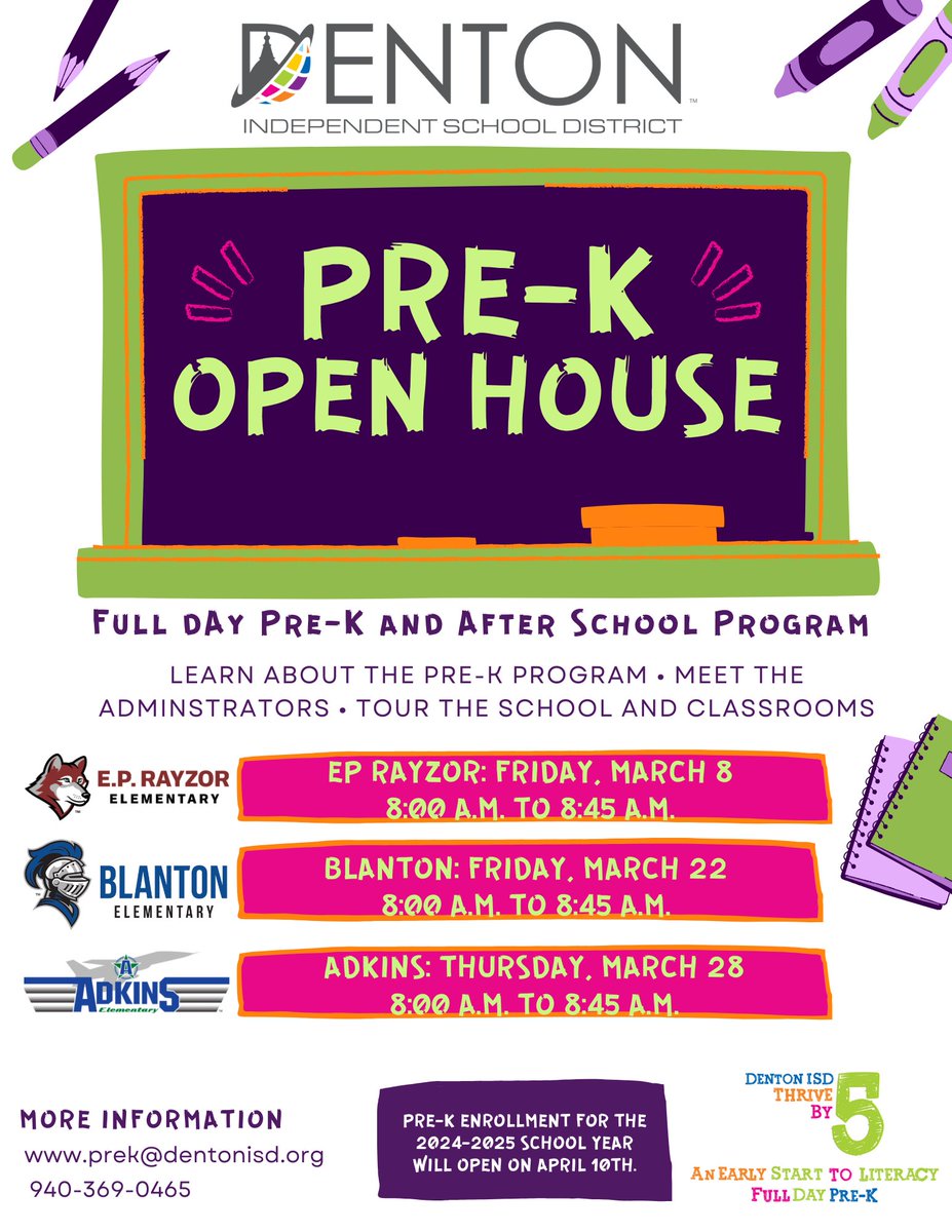Come check out what Pre-K is all about!