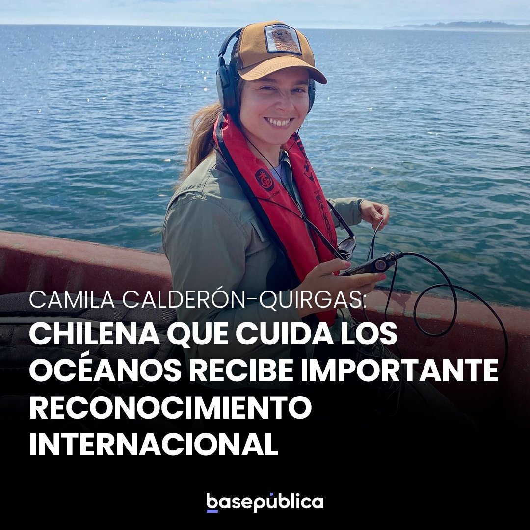 basepublica's tweet photo. Camila Calderón fue reconocida como joven líder en la conservación marina por el proyecto Darwin 200. Una iniciativa internacional que está replicando el viaje de Charles Darwin por el mundo.
Conoce más aquí: https://t.co/rjkKzXN79M https://t.co/wB4fWzuFbw