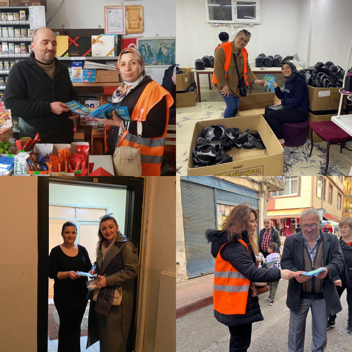 Asel5561's tweet photo. istasyon Mahallesinde 
Girilmedik gönül, çalmadık kapı bırakmadan dolaştık bugün.
Başkan Adayımız Sayın İhsan KURNAZ’ın selamlarını ilettik.
Birlikte omuz omuza...
#İlkadım
#GerçekBelediyecilik
#İhsanKurnaz
#Akpartiİlkadımİlçe https://t.co/qFclHsXRlz