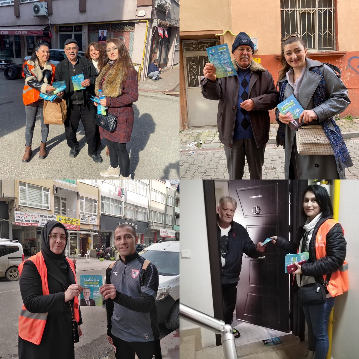 Asel5561's tweet photo. istasyon Mahallesinde 
Girilmedik gönül, çalmadık kapı bırakmadan dolaştık bugün.
Başkan Adayımız Sayın İhsan KURNAZ’ın selamlarını ilettik.
Birlikte omuz omuza...
#İlkadım
#GerçekBelediyecilik
#İhsanKurnaz
#Akpartiİlkadımİlçe https://t.co/qFclHsXRlz