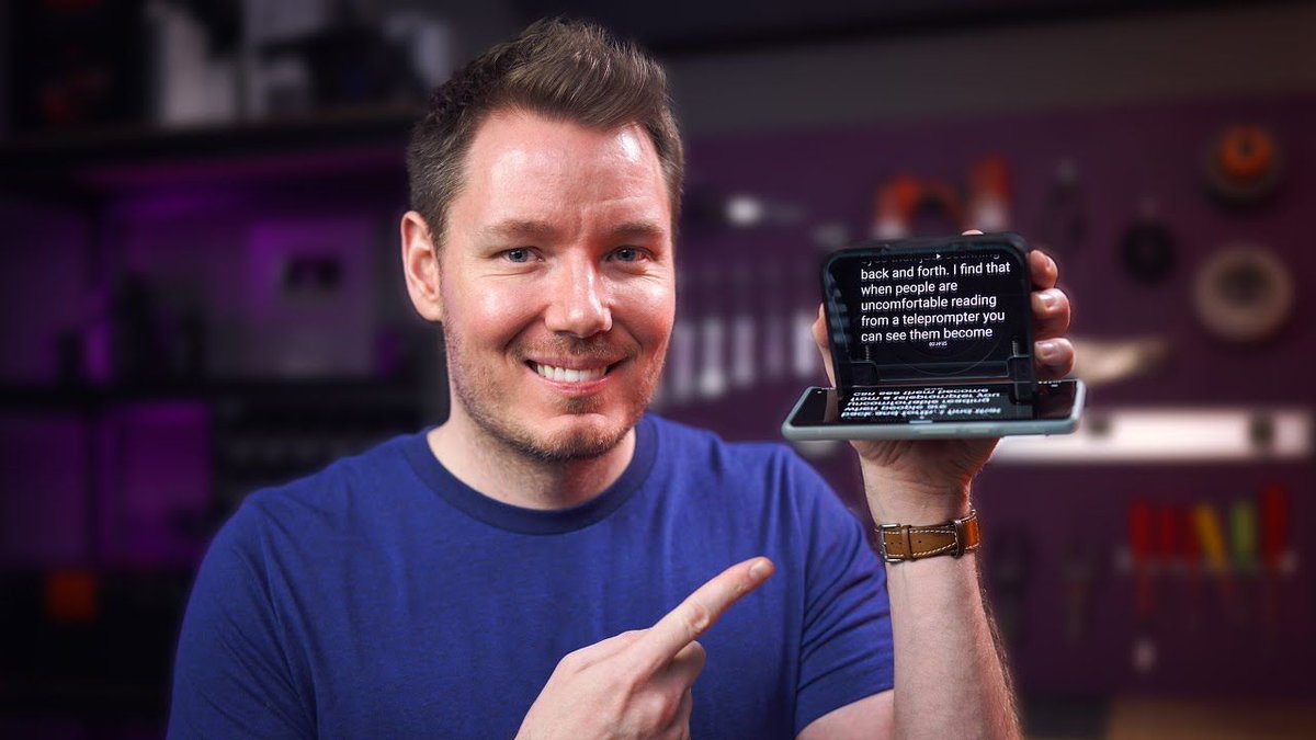 Wanted to share this great tutorial on getting rid of the zombie-like gaze folks tend to take on when they read from a teleprompter the first time: youtube.com/watch?v=tjfyM2…