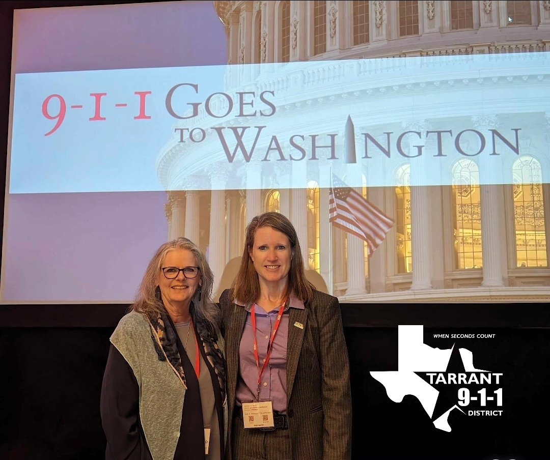 Exciting update! Our Executive Director, Sherry, and Communication Coordinator, Abbey, are currently at Capitol Hill representing Texas alongside other 911 professionals. @911NENA911 #TexasProud #911Professionals