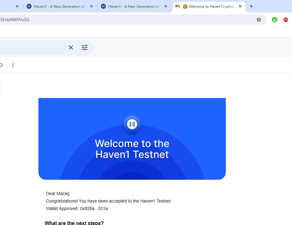 #Haven1 #H1 #Testnet