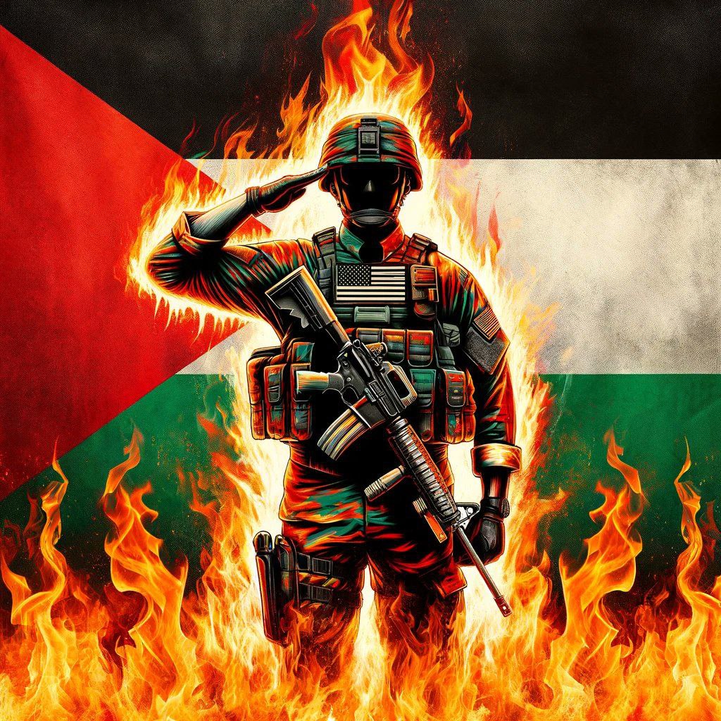 Gazze'deki soykırıma dikkat çekmek için kendini ateşe veren Aaron Bushnell için yapılan tasarım.
#Gazze #SoykırımaDurDe #غزة_تنتصر