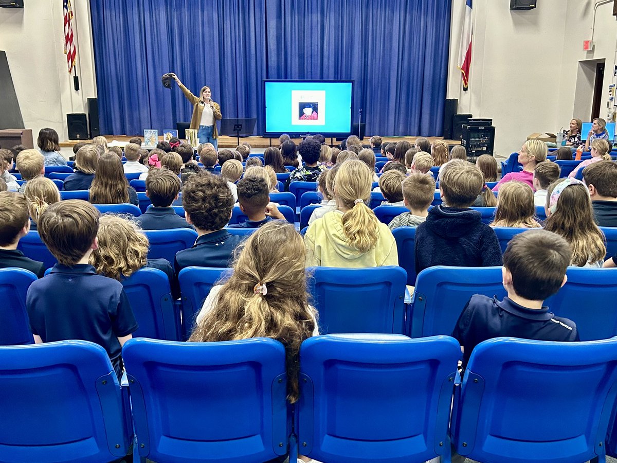 RobinPattillo's tweet photo. Last week, @LakewoodElement 3rd-5th graders had the joy of meeting author @meghanpbrowne! We were prepared for her visit, &amp; she did not disappoint. What an amazing day &amp; a wonderful experience! @DISD_Libraries @ProjectReadDISD @DrElenaSHill https://t.co/umyIOXtMfH