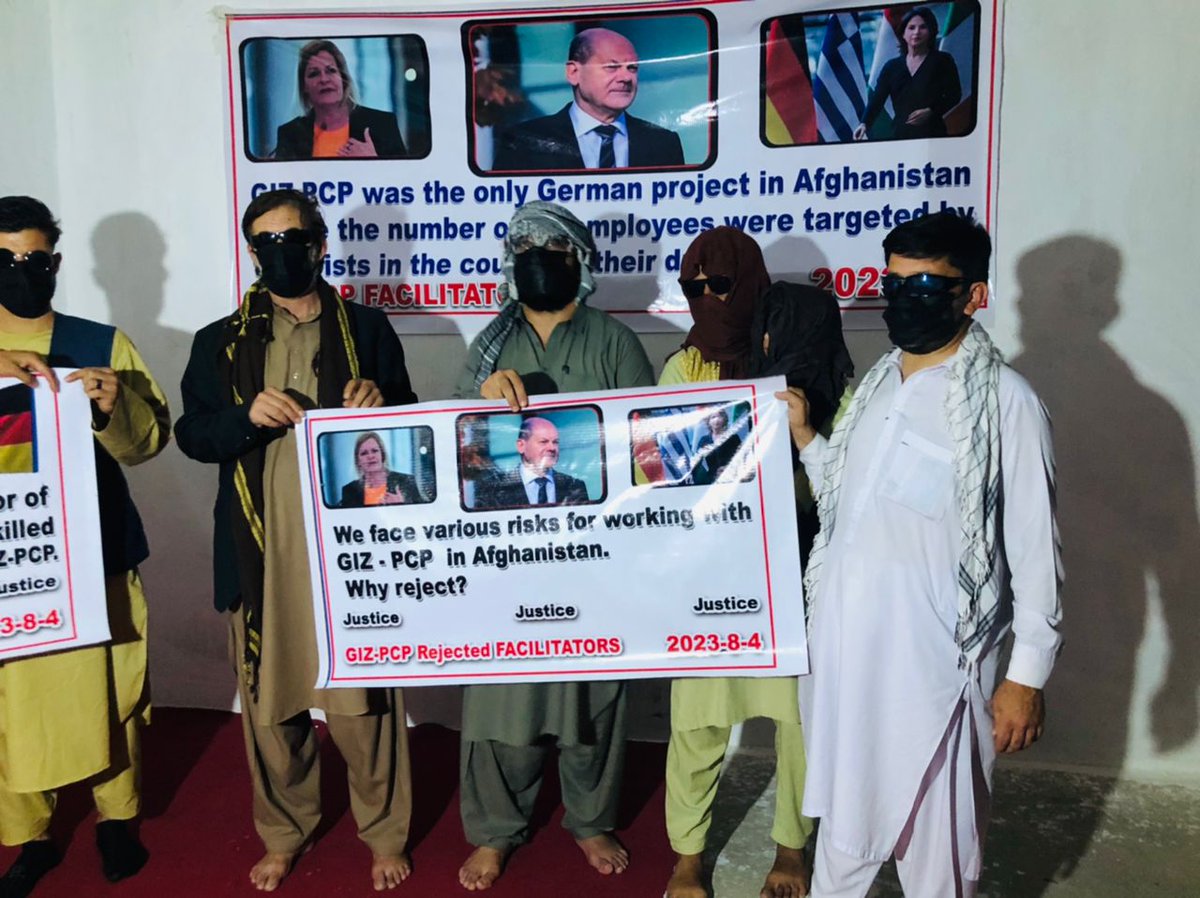MohammadNaserZ4's tweet photo. The federal Gov of🇩🇪 especially the the authority minister Mrs. @ABaerbock rejected GIZ-PCP locals staff of 🇩🇪,we trained the military forces(ANP)by founded and implemented GIZ, most of our colleagues already evacuated,but the ministry  @AuswaertigesAmt rejected us.plz hear us https://t.co/PBl0pjZdUr