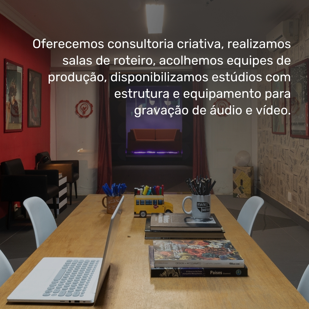 docstationplay's tweet image. A DOC STATION oferece ambientes para facilitar a pesquisa e a produção audiovisual. Realizamos salas de roteiro, acolhemos equipes de produção e disponibilizamos estúdios e locações de gravação de áudio e vídeo.

Saiba mais em docstation.com.br/estudio