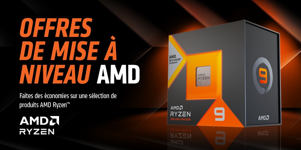 Elles sont belles nos offres de mise à niveau <a href="/AMD_France/">AMD France</a> !
Une sélection de processeurs pour le #gaming et le #streaming à prix tout doux
bit.ly/4bR68nd