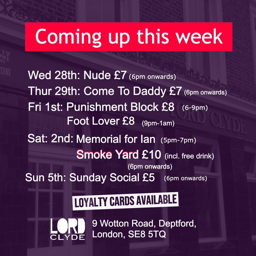 Coming up from 28th February…