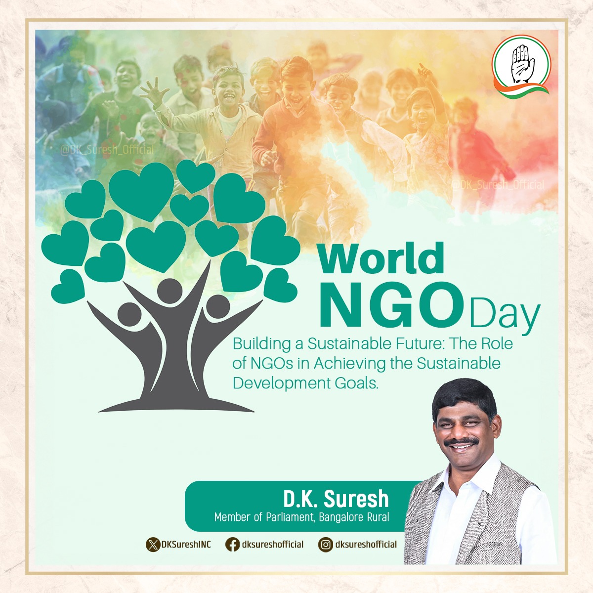 The best way to find yourself is to lose yourself in the service of others. On this #WorldNGODay, Let us thank every NGO that is working selflessly and tirelessly to better our society. I admire your extensive dedication to humanitarian services to make the world a better place.
