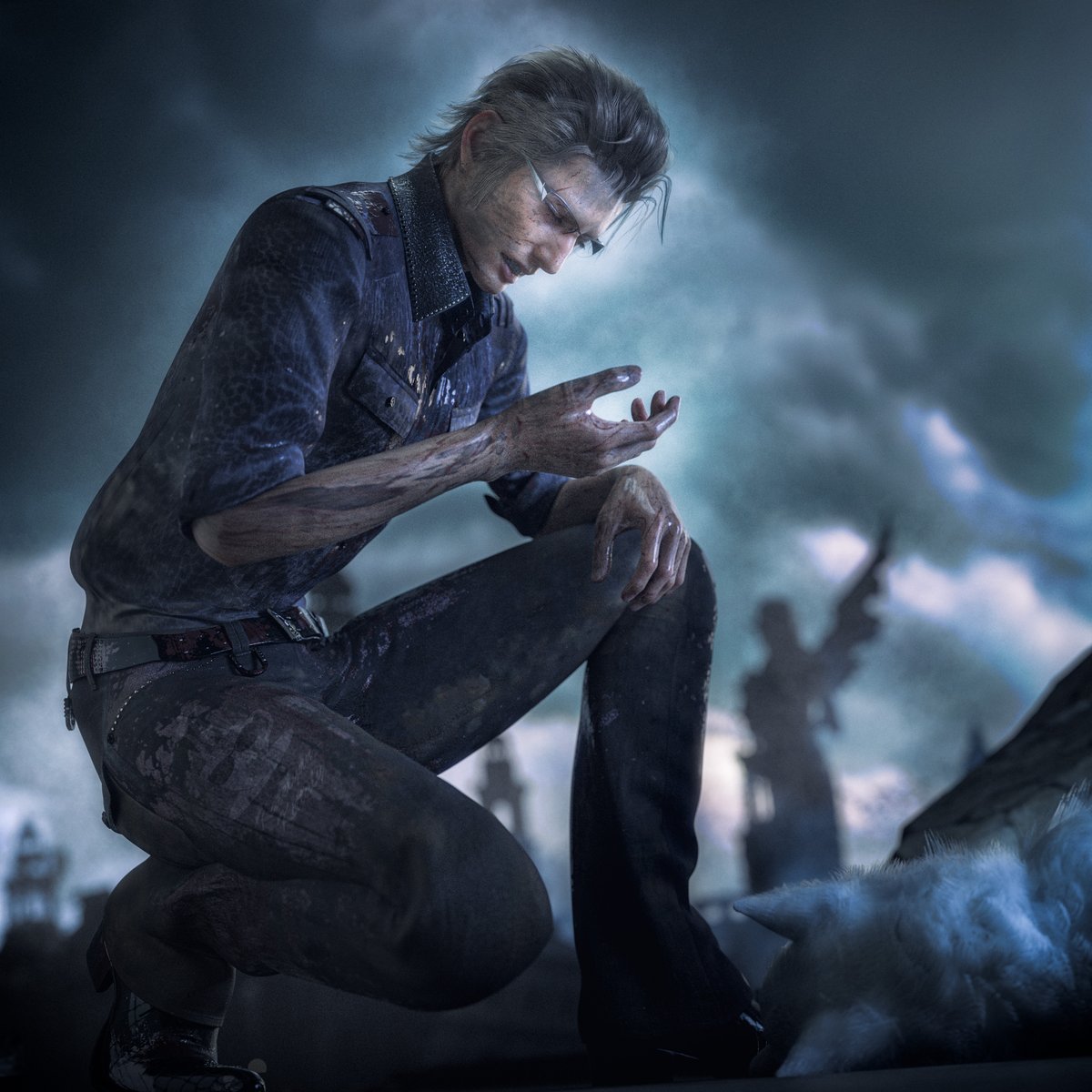 "What did I just see? A vision of what is to come?"

#IgnisScientia #fanart #FFXV #イグニス #ff15