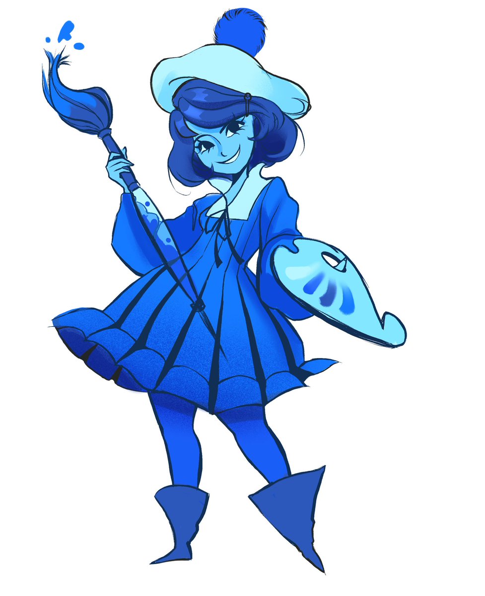 chuunicherry's tweet image. my folie for the #bravelycolours collab !! this was a super fun prompt as always &amp;amp; i’m so excited for everyone else’s #bravelydefault #BravelyDefaultII