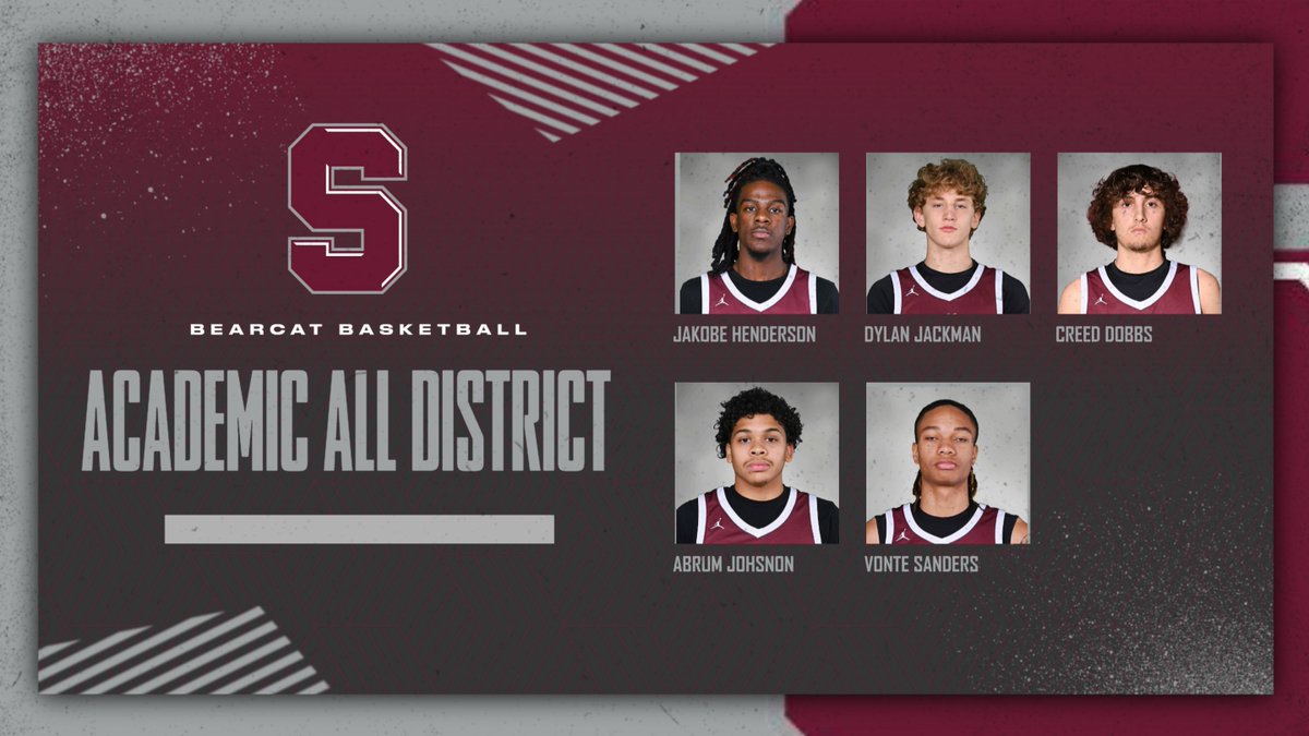 Congrats to these Bearcats for being named to the Academic All District Team!