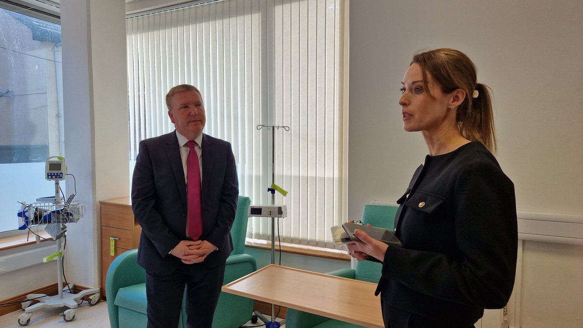 Pleased to visit <a href="/Mercycork/">Mercy University Hospital Cork</a> to see at first hand the investment in facilities and services that has been made in recent times and to hear from management and staff the ambitious plans for the future development of the hospital to meet patient needs.