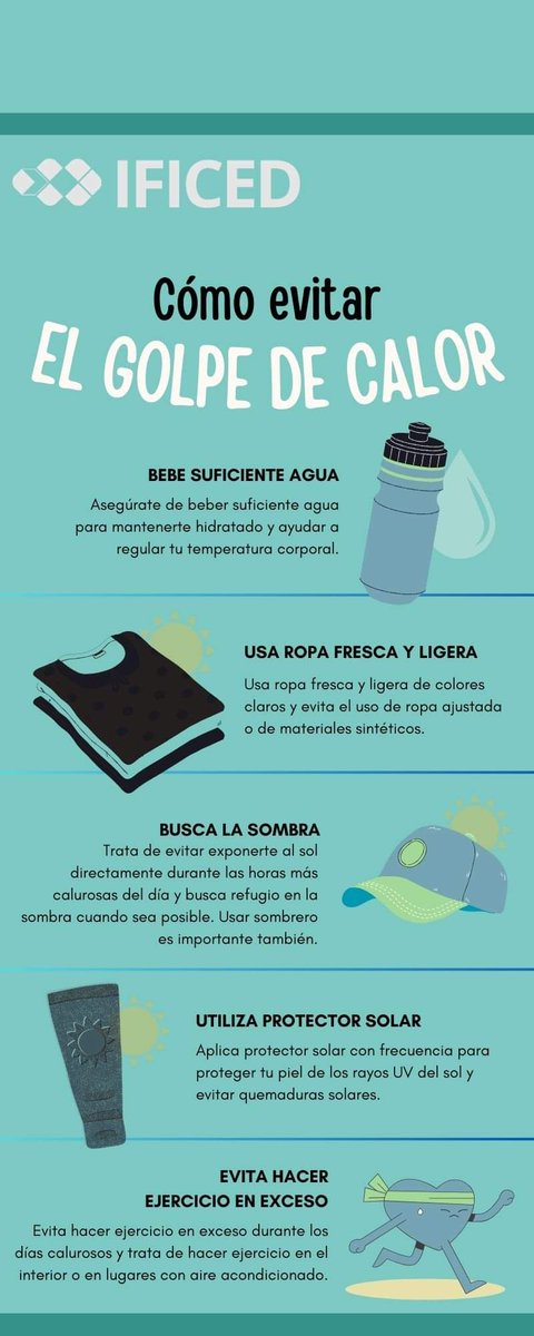 IFICEDmx's tweet photo. Excelente día comunidad, tomemos las medidas adecuadas 🥵💥
#IFICED#licenciatura#deporte#GolpeDeCalor https://t.co/3nzfnnuTeZ