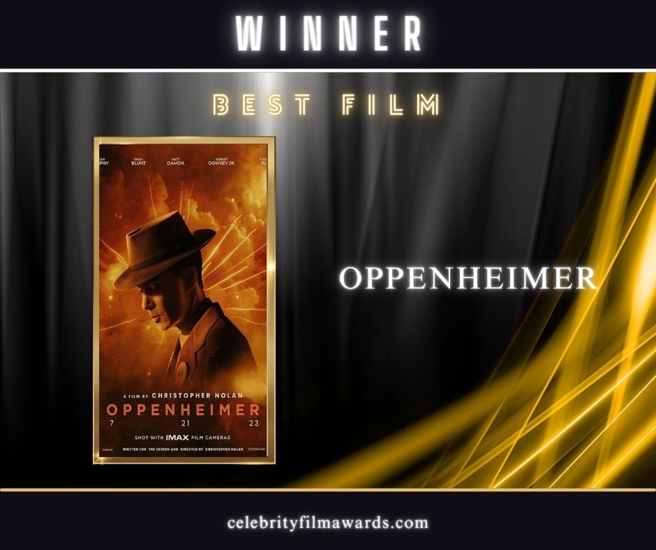 CFACelebrity's tweet photo. 2024 CFA Winner for Best Film
@OppenheimerFilm
https://t.co/YEv8Uq9hpF https://t.co/ddbmHxp2GG